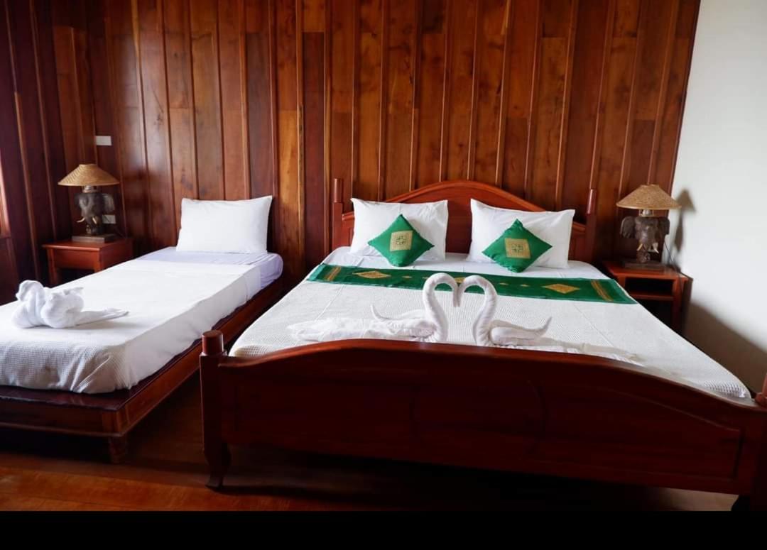Kongmany Colonial House Otel Muang Không Dış mekan fotoğraf