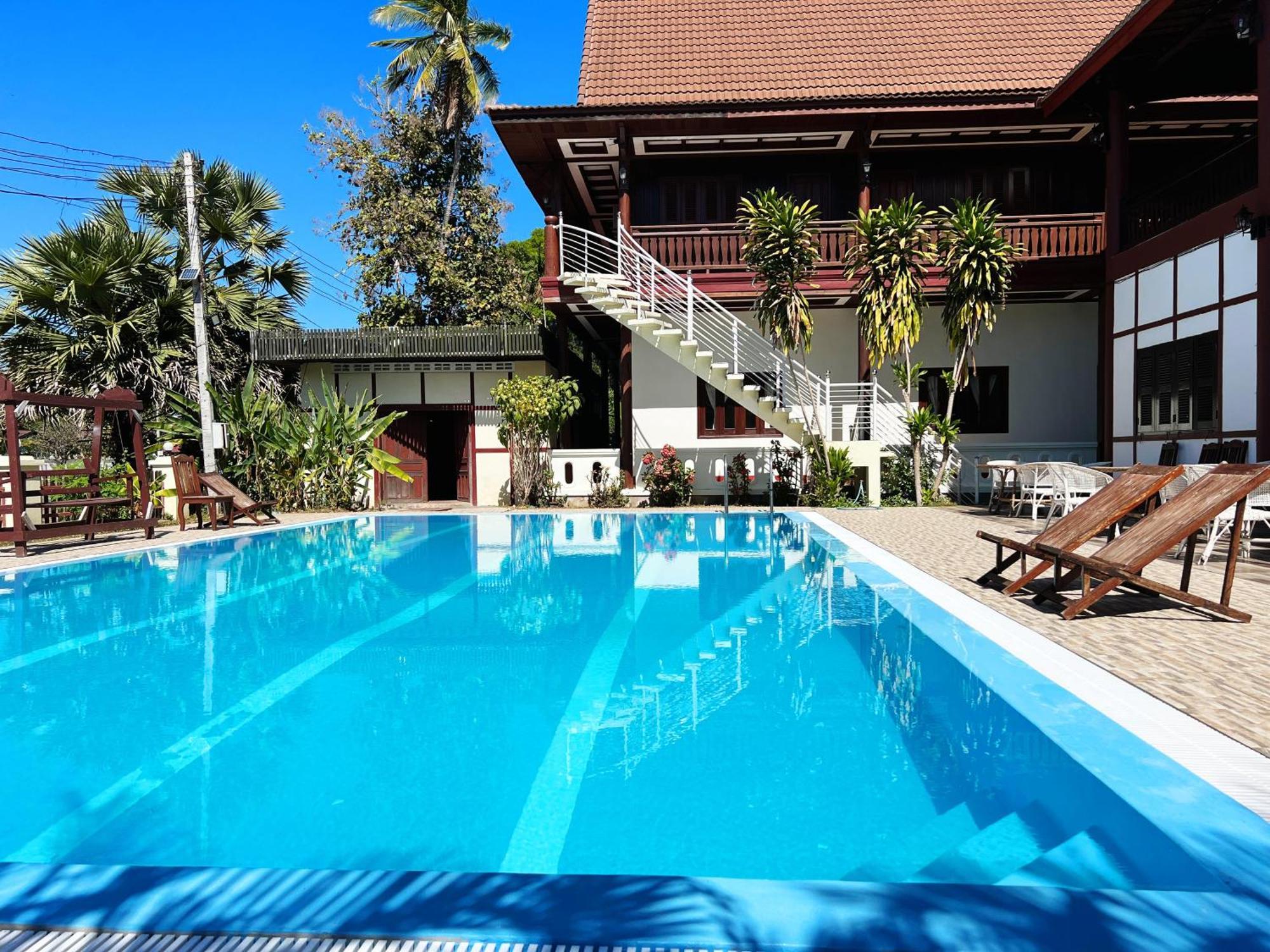 Kongmany Colonial House Otel Muang Không Dış mekan fotoğraf
